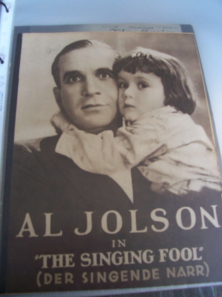 Artikelbild 1 des Artikels “Nummer 1165, 1929, The singing Fool ( Der singende Narr), mit Al Jolson “
