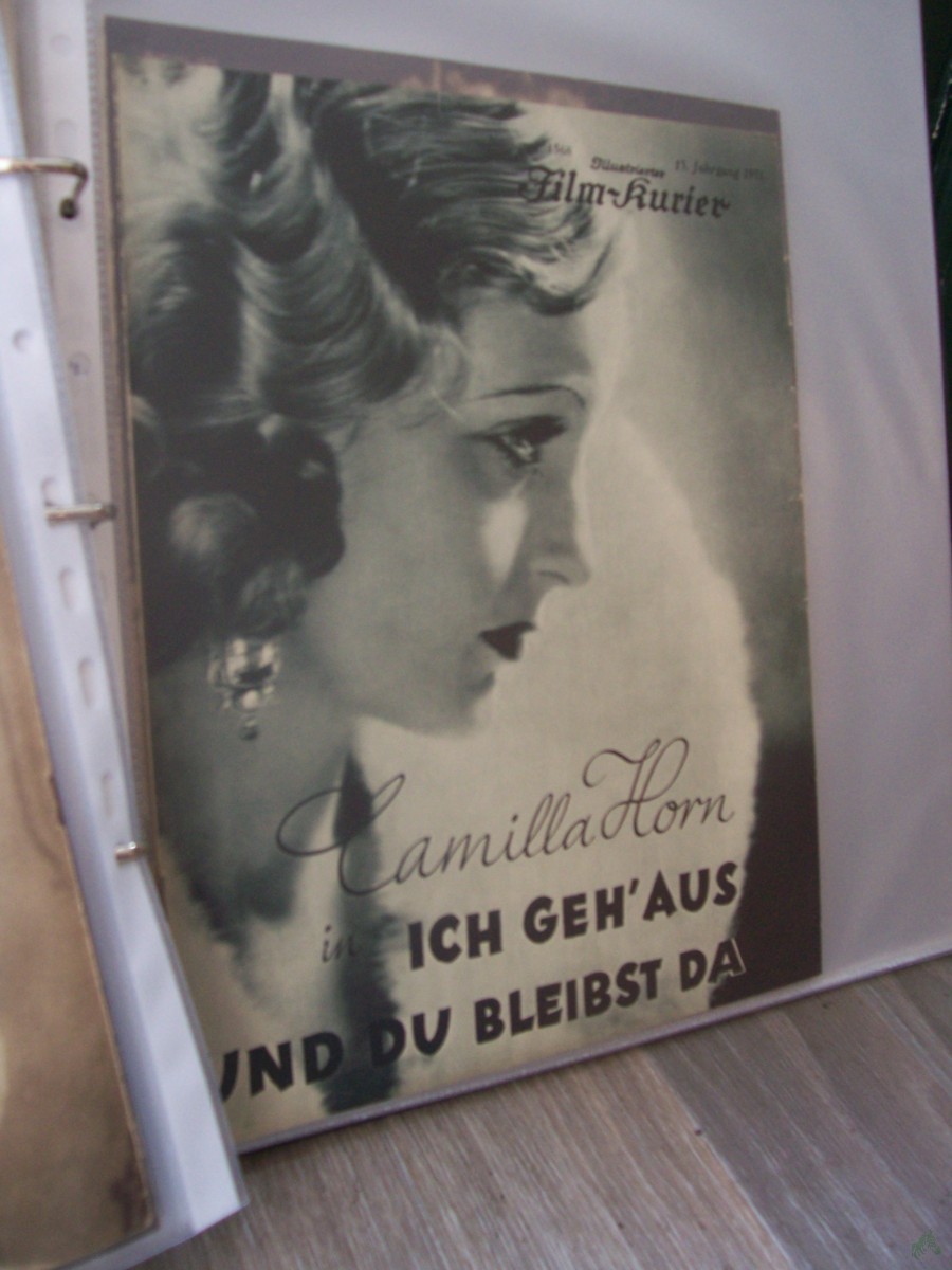 Artikelbild 1 des Artikels “Nummer 1568, 1931, Ich geh aus und du bleibst da, mit Camilla Horn “