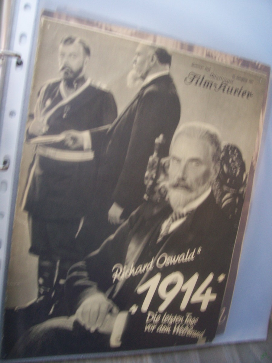 Artikelbild 1 des Artikels “Nummer 1525, 1931, 1914 Die letzten Tage vor dem Weltbrand mit Richard Oswald “