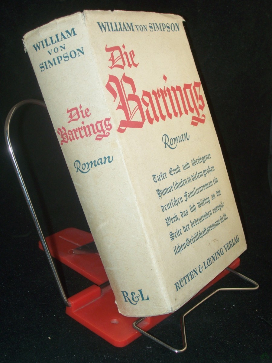 Product image 1 of the product “Die Barrings : Roman / William v. Simpson ”