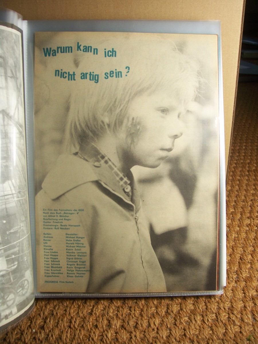 Artikelbild 1 des Artikels “Warum kann ich nicht artig sein? Ein Filmheft zu einem Fernsehrfilm in der DDR “