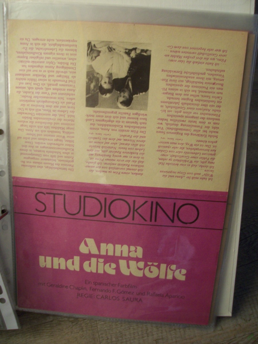Artikelbild 1 des Artikels “3/75 Anna und die Wölfe. Ein spanischer Farbfilm “