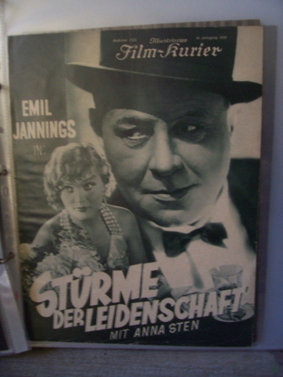 Artikelbild 1 des Artikels “No 1726, 1932, Stürme der Leidenschaft mit Anna Sten und Emil Jannings “