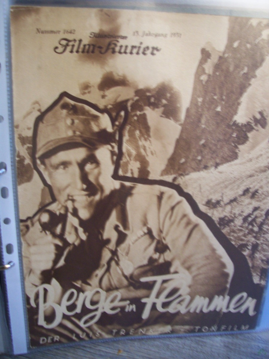 Product image 1 of the product “No 1642, 1931, Berge in Flammen, der Luis Trenker Tonfilm ”