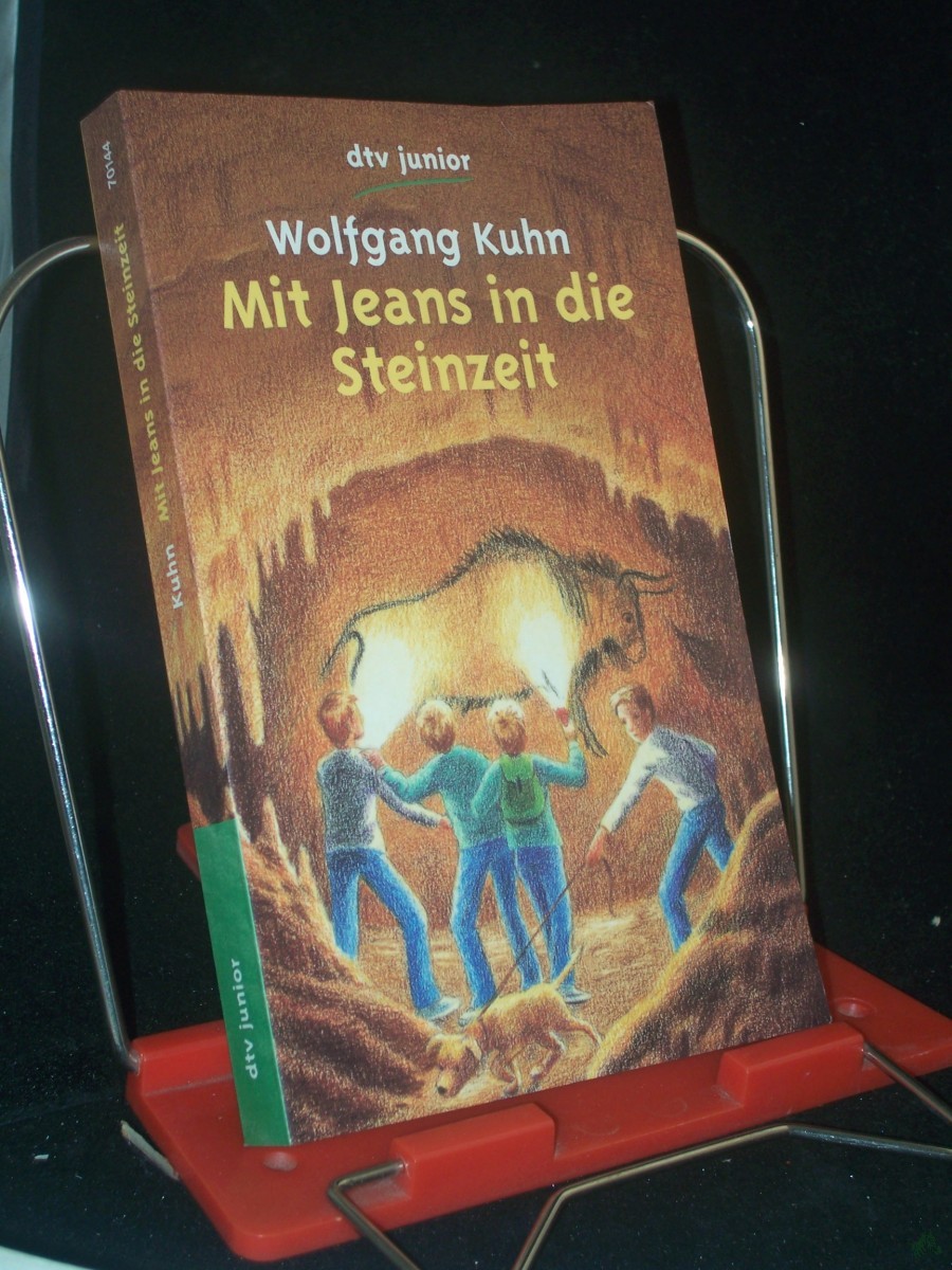 Artikelbild 1 des Artikels “Mit Jeans in die Steinzeit : ein Ferienabenteuer in Südfrankreich / Wolfgang Kuhn. [Mit Ill. von Michael Olschowy] “