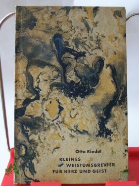 Product image 1 of the product “Kleines Weistumsbrevier für Herz und Geist / Hrsg. von Otto Riedel. Hrsg. von d. Pressestelle d. Evang.-Luth. Kirche in Thüringen. Mit Zeichn. von Horst Räcke ”