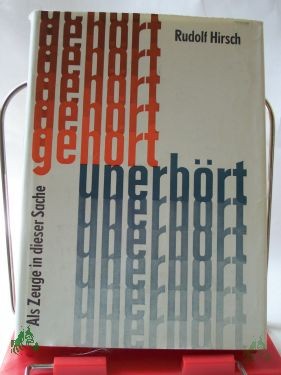 Product image 1 of the product “gehört, unerhört : Aus d. Gerichtsalltag / Rudolf Hirsch ”