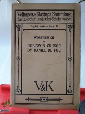 Product image 1 of the product “Wörterbuch zu Robinson Crusoe , by Daniel de Foe ”