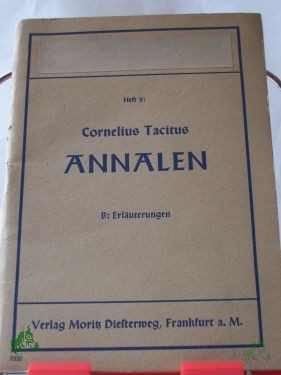 Artikelbild 1 des Artikels “B: Erläuterungen, Heft 2, Cornelius Tacitus “