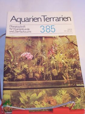 Artikelbild 1 des Artikels “Aquarien und Terrarien. Monatszeitschrift für Vivarienkunde und Zierfischzucht “