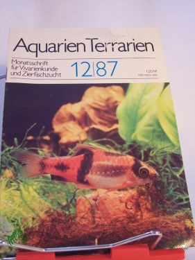 Artikelbild 1 des Artikels “Aquarien und Terrarien. Monatszeitschrift für Vivarienkunde und Zierfischzucht “