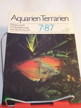 Artikelbild 1 des Artikels “Aquarien und Terrarien. Monatszeitschrift für Vivarienkunde und Zierfischzucht “