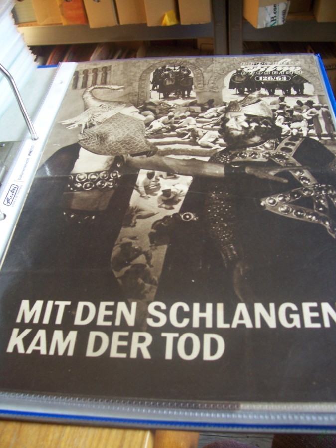 Artikelbild 1 des Artikels “Nr. 126/63 Mit den Schlangen kam der Tod “