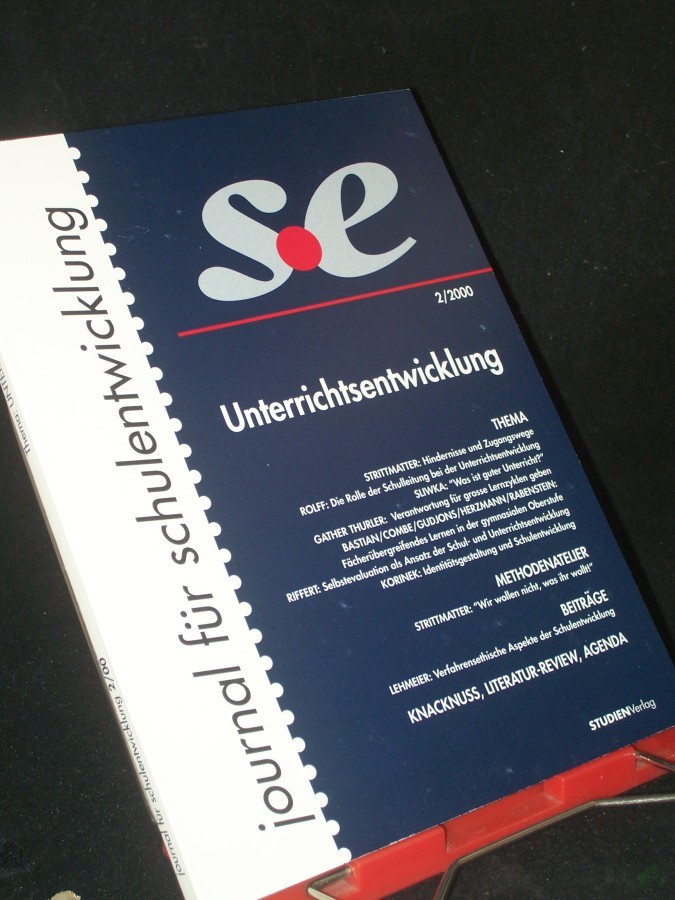 Artikelbild 1 des Artikels “Journal für Schulentwicklung||||Teil: 2000,2., Thema: Unterrichtsentwicklung “