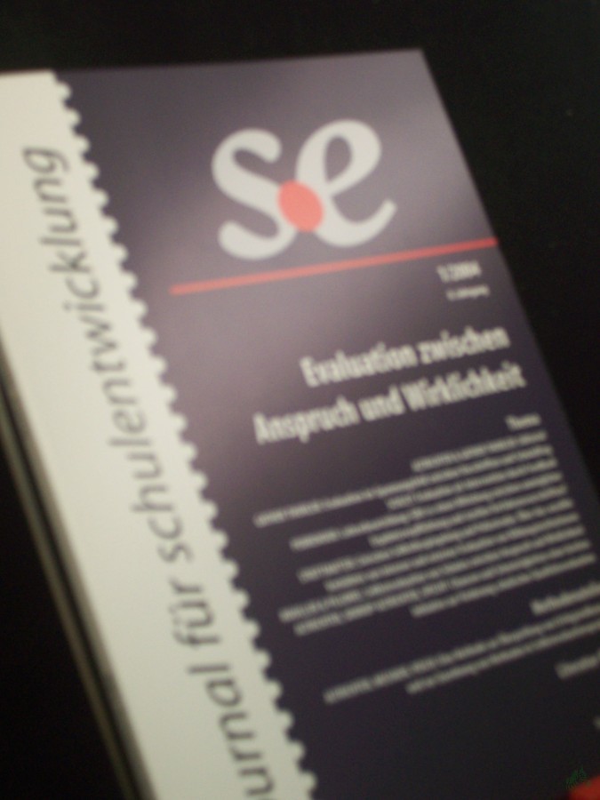 Artikelbild 1 des Artikels “1/2004, Thema: Evaluation zwischen Anspruch und Wirklichkeit / [Hrsg.: Herbert Altrichter ...] “