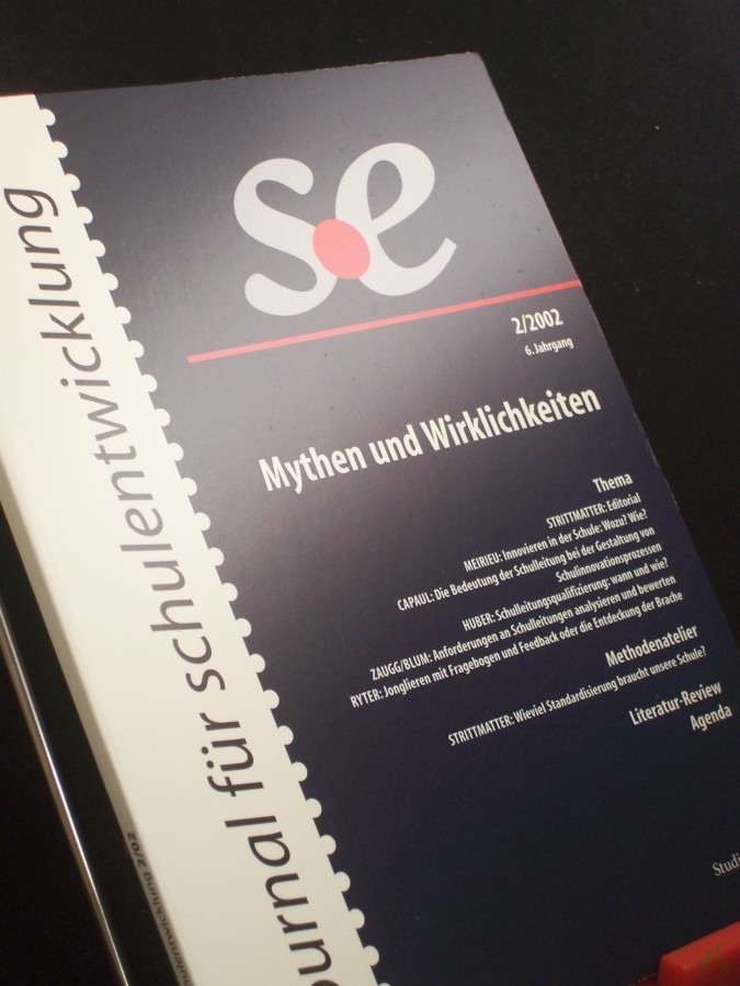 Artikelbild 1 des Artikels “2/2002, Journal für Schulentwicklung||||Teil: Jg. 6,2., Thema: Mythen und Wirklichkeiten “