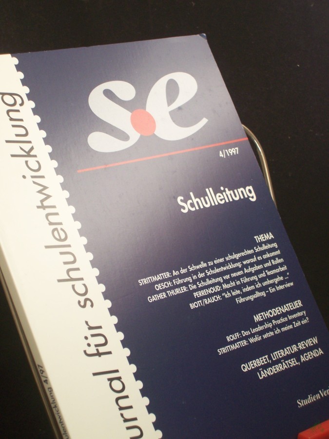 Artikelbild 1 des Artikels “4/1997 Thema: Schulleitung / [Hrsg.: Herbert Altrichter ...] “