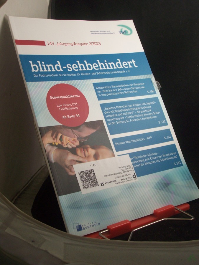 Artikelbild 1 des Artikels “blind- sehbehindert, 2/2023 “