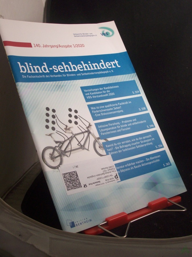Artikelbild 1 des Artikels “blind- sehbehindert, 1/2020 “