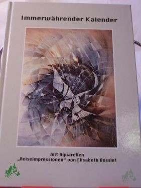 Product image 1 of the product “IMMERWÄHRENDER KALENDER, mit Aquarellen 