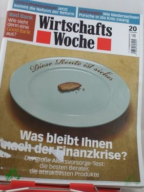 Artikelbild 1 des Artikels “Nr. 20/2009 Was bleibt ihnen nach der Finanzkrise “