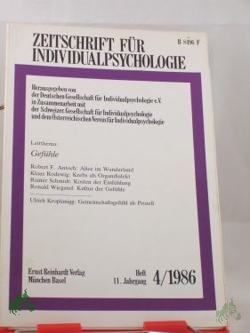 Artikelbild 1 des Artikels “11. Jahrgang 4/1986 “