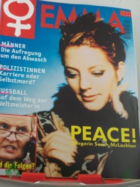 Artikelbild 1 des Artikels “7-8/1999, Peace! Sängerin Sarah McLachlan, Männer: Die Aufregung um den Abwasch “