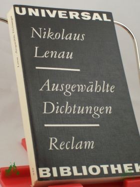 Product image 1 of the product “Ausgewählte Dichtungen / Nikolaus Lenau. Hrsg. von Werner Feudel ”