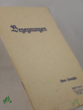 Product image 1 of the product “Begegnungen / Hans Asmussen ”