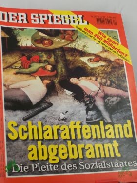 Product image 1 of the product “DER SPIEGEL 20/1996, Schlaraffenland abgebrannt, die Pleite des Sozialstaates ”