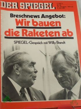 Product image 1 of the product “DER SPIEGEL 28/1981, Breschnews Angebot: Wir bauen die Raketen ab ”