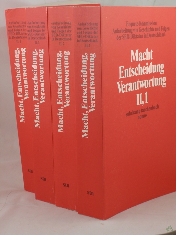 Artikelbild 1 des Artikels “Macht, Entscheidung, Verantwortung, Band. 2 in 4 Teilbänden., Machtstrukturen und Entscheidungsmechanismen im SED-Staat und die Frage der Verantwortung “