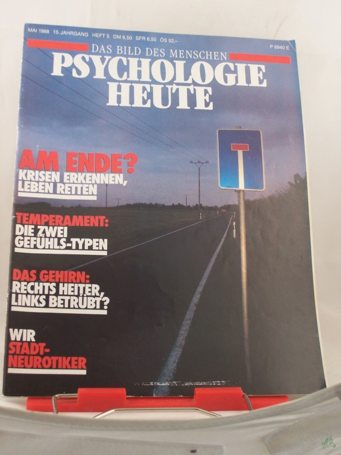 Artikelbild 1 des Artikels “5/1988, Am Ende, Krisen erkennen, Leben retten “