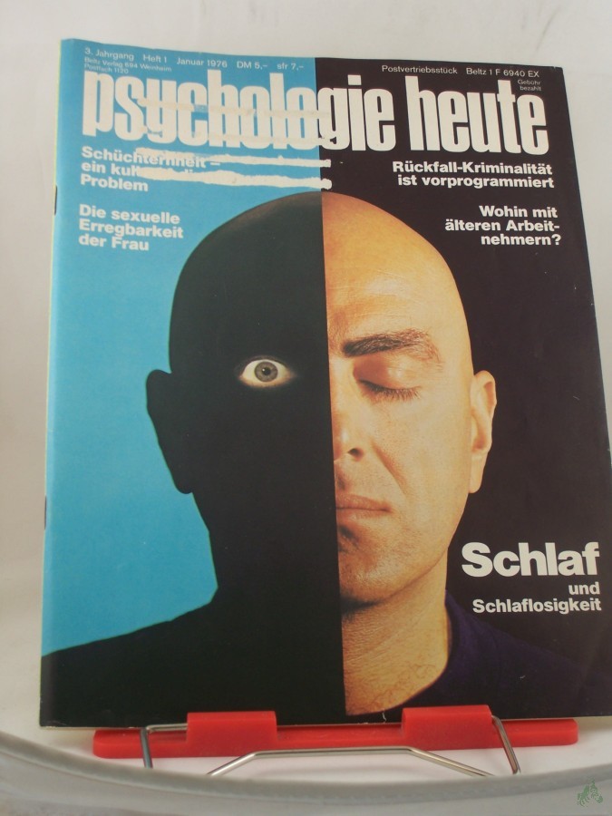 Artikelbild 1 des Artikels “1/1976, Schlaf und Schlaflosigkeit “