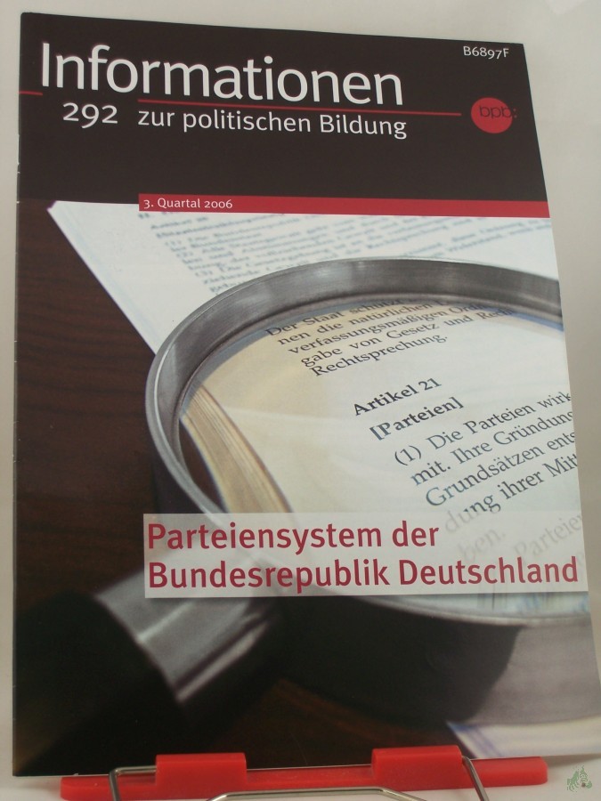 Artikelbild 1 des Artikels “3. Quartal 2006, Parteiensystem der Bundesrepublik Deutschland “