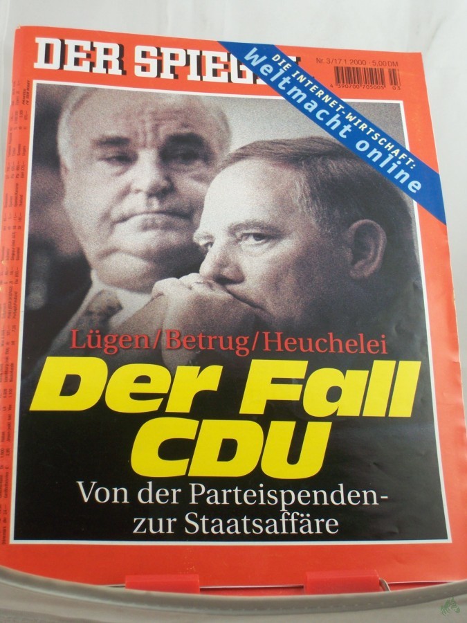 Artikelbild 1 des Artikels “3/2000, Der Fall CDU Von der Parteispenden- zur Staatsaffäre “