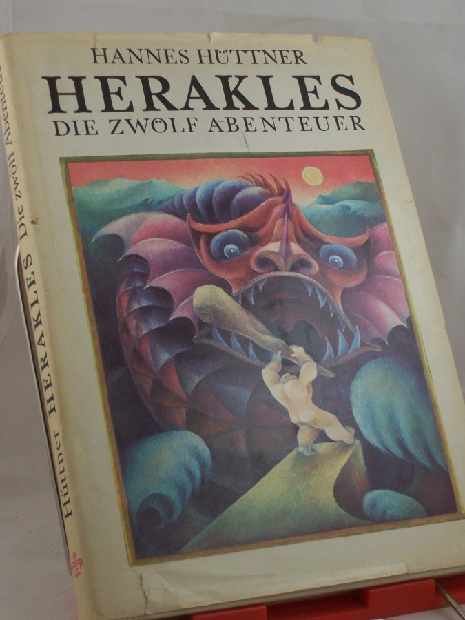 Product image 1 of the product “Herakles : d. 12 Abenteuer ; nach Apollodoros, Hesiod, Homer, Euripides u.a. Quellen / Hannes Hüttner. Illustrationen von Waltraut Fischer ”