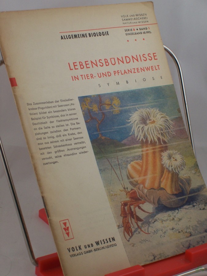 Product image 1 of the product “Lebensbündnisse in Tier- und Pflanzenwelt : Symbiose / Martha Huschke. Textabb.: Alfred Seckelmann ”