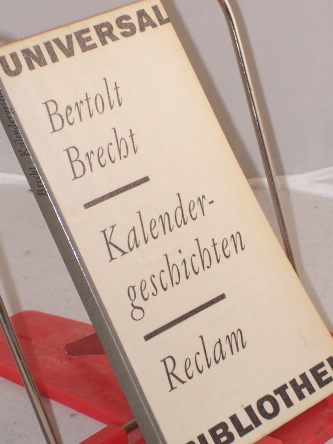 Artikelbild 1 des Artikels “Kalendergeschichten / Bertolt Brecht “