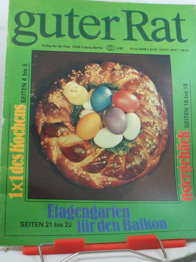 Artikelbild 1 des Artikels “1/1985, Etagengarten für den Balkon, zwei Tische zum selbermachen die mit dem Ausziehprinzip und mit Rollen funktionieren (siehe Foto) “