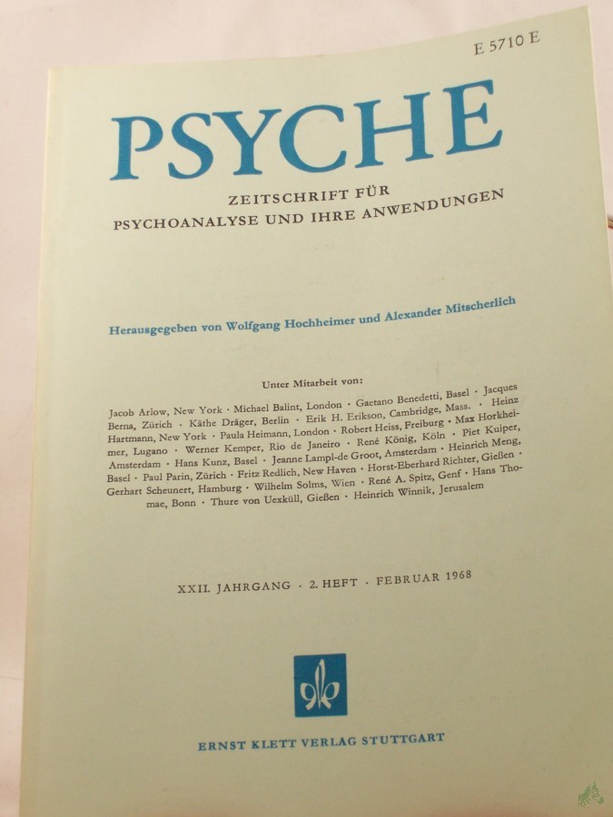 Artikelbild 1 des Artikels “XXII/2, 1968, Die Behandlung einer sterbenden Patientin “