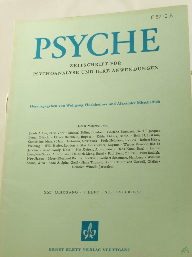 Artikelbild 1 des Artikels “XXI/9, 1967, Postinfektiöse Diarrhoe bei hospitalisierten Kleinkindern “