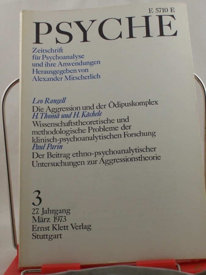 Artikelbild 1 des Artikels “3/27, 1973, Der Beitrag ethno-psychoanalytischer Untersuchungen zur Aggressionstheorie “