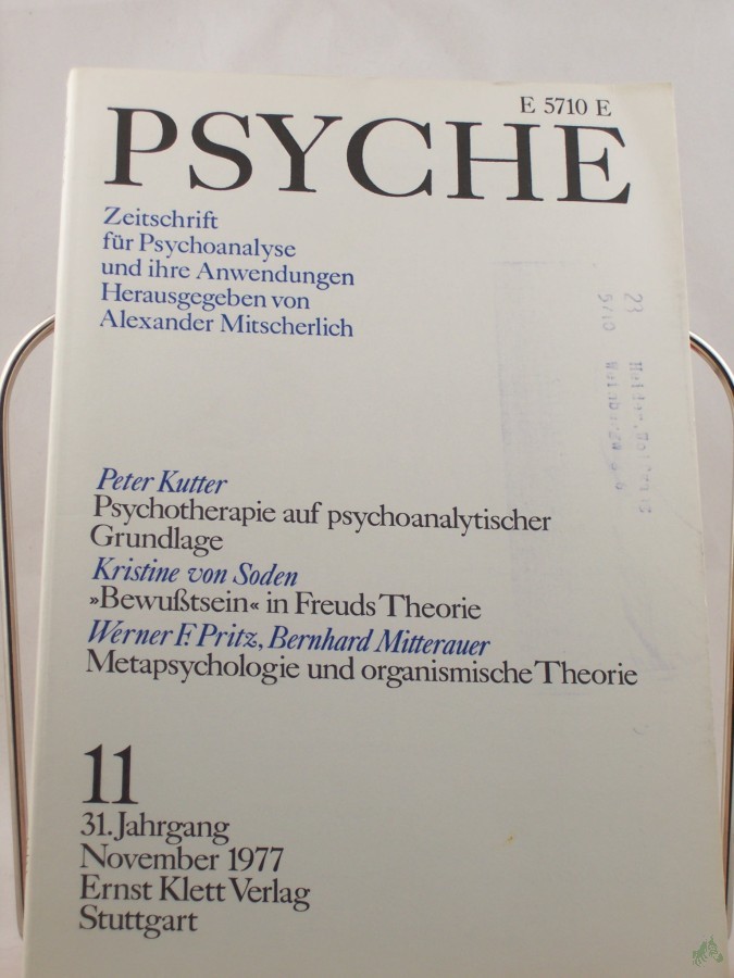 Artikelbild 1 des Artikels “11/31, 1977, Kristine von Soden Bewußtsein