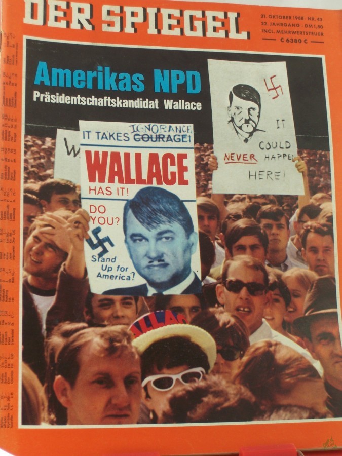 Product image 1 of the product “43/1968, Amerikas NPD, Präsidentschaftskandidat Wallace ”