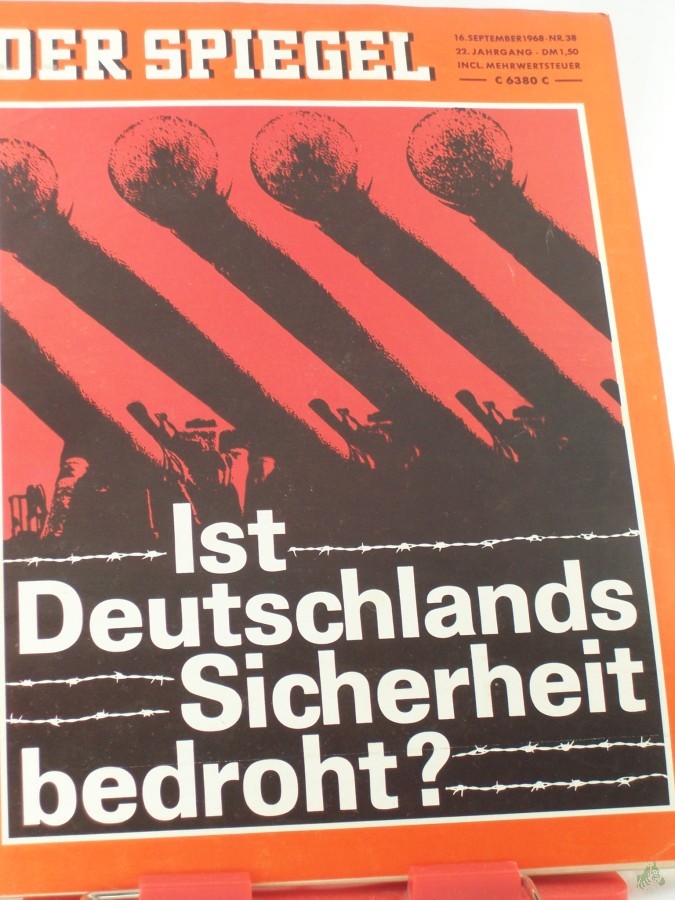 Product image 1 of the product “38/1968, Ist Deutschlands Sicherheit bedroht ”