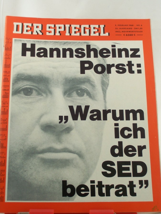 Product image 1 of the product “6/1968, Hansheinz Porst, Warum ich der SED beitrat ”