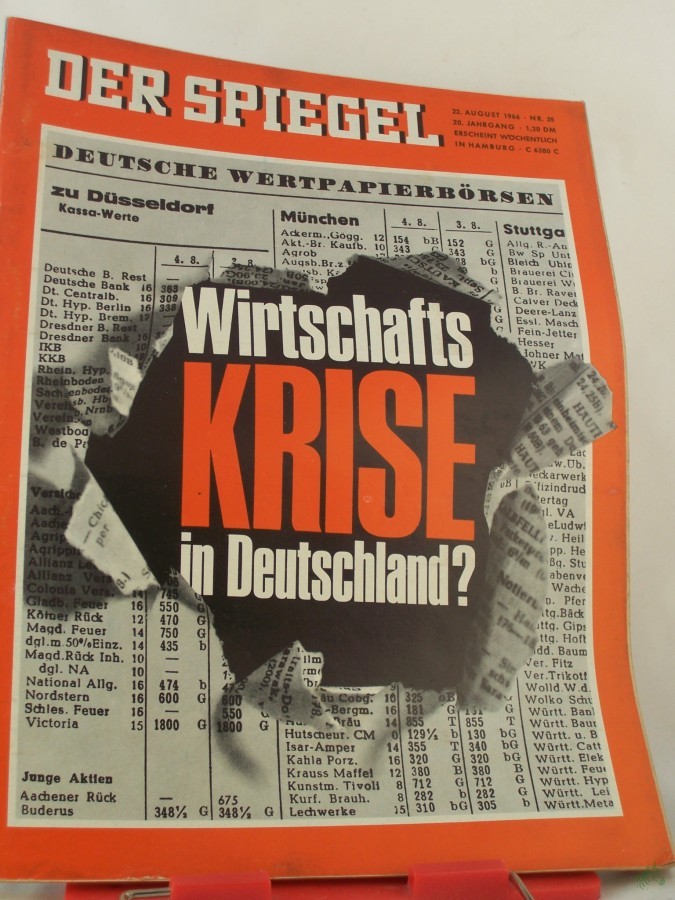 Artikelbild 1 des Artikels “35/1966, Wirtschaftskrise in Deutschland? “