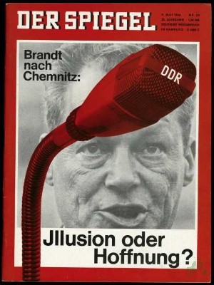 Artikelbild 1 des Artikels “20/1966, Brandt nach Chemnitz: Illusion oder Hoffnung? “