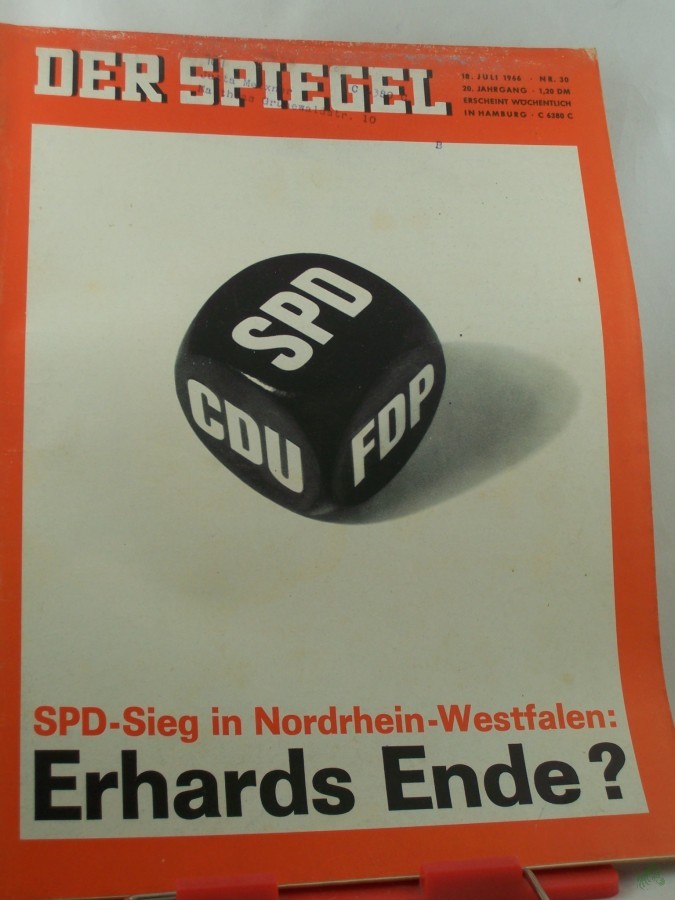 Artikelbild 1 des Artikels “30/1966, SPD-Sieg in Nordrhein-Westfalen: Erhards Ende? “